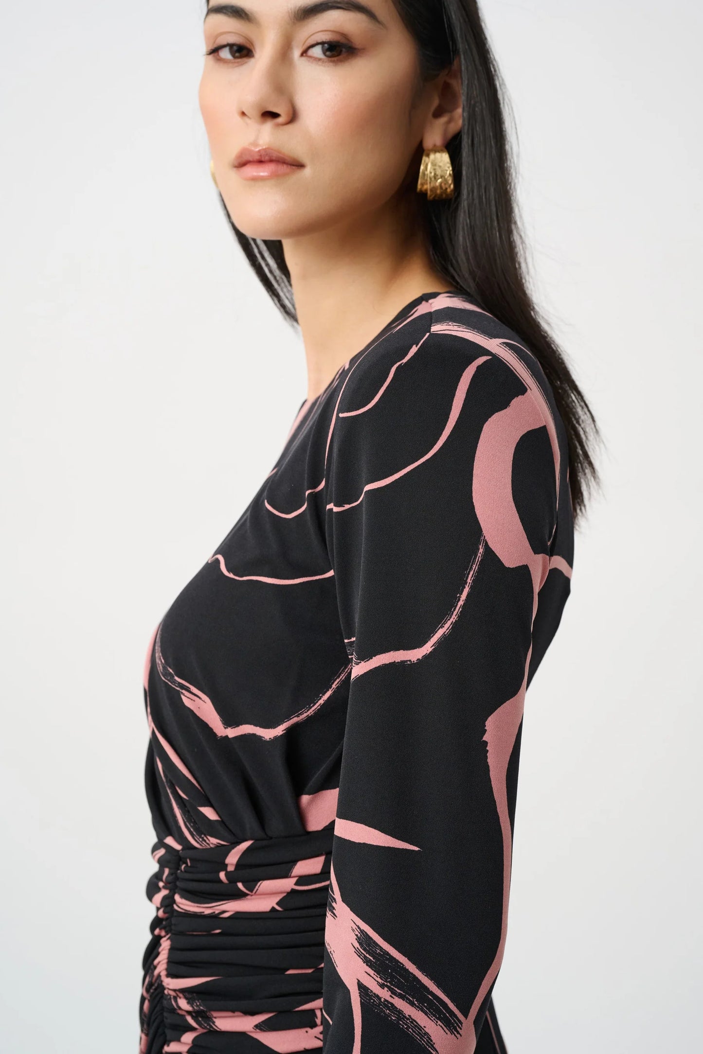 Knee Length Wrap Dress