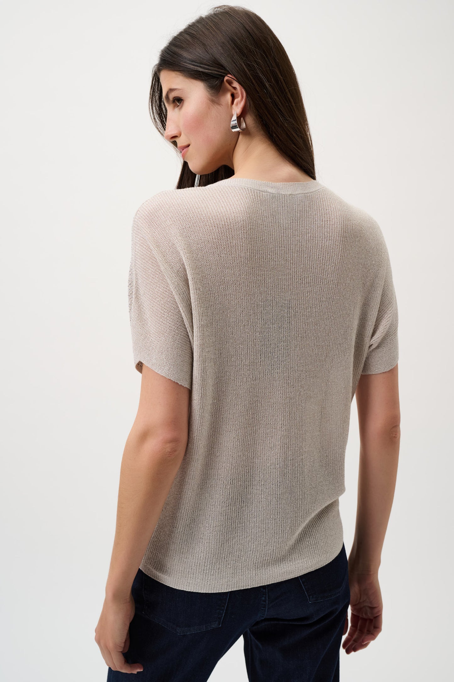 Crew Neck Jewel Pullover