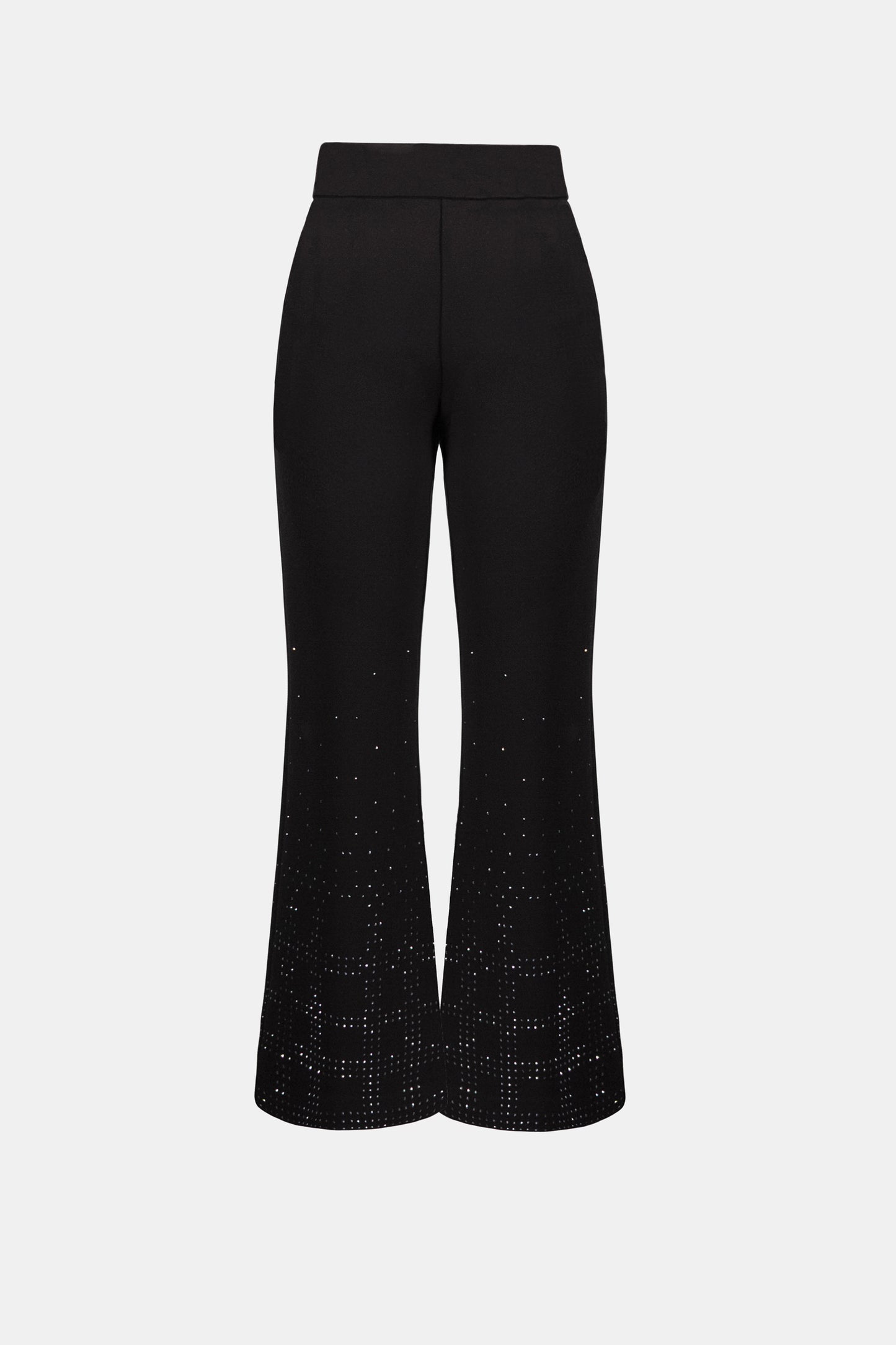 Mid-rise Flare Bejewelled Trousers