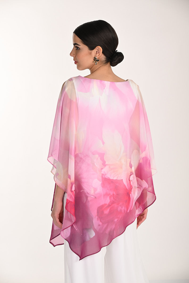 Floral Boat Neck Pullover