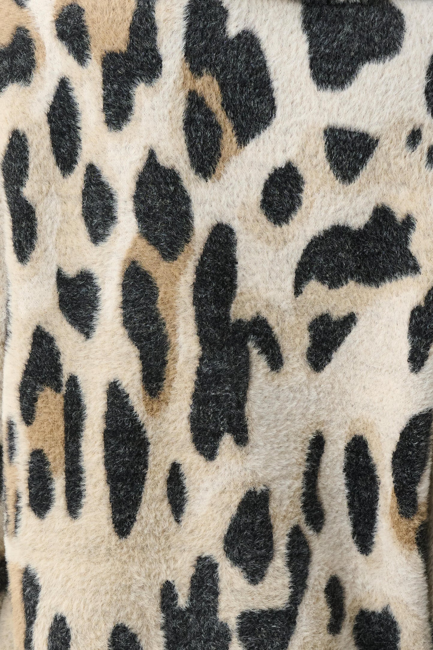 Animal Print Long Coat