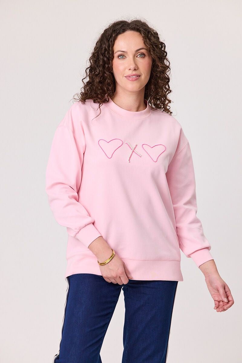 Pink Hugs And Kisses Sweatshirt