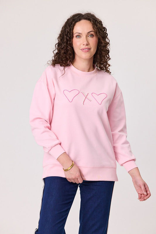 Pink Hugs And Kisses Sweatshirt