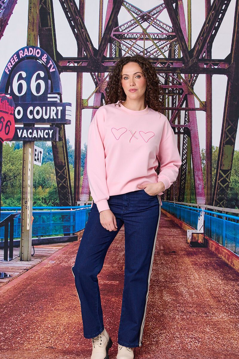 Pink Hugs And Kisses Sweatshirt