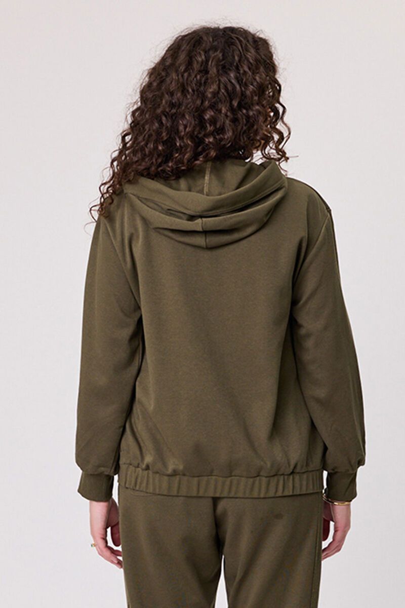 Aspen Khaki Hooded Jacket