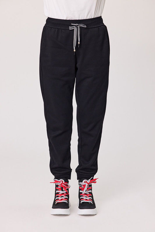 Aspen Black Track Pants