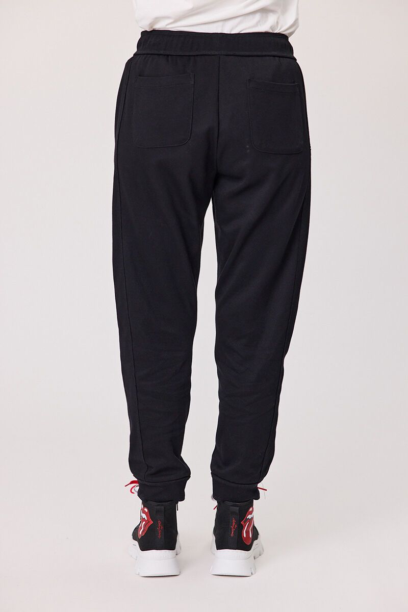 Aspen Black Track Pants