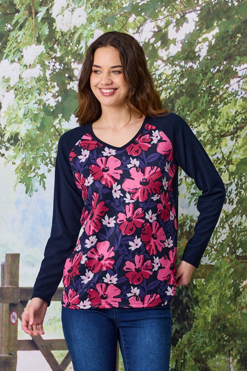 Tessa Knit Top Navy