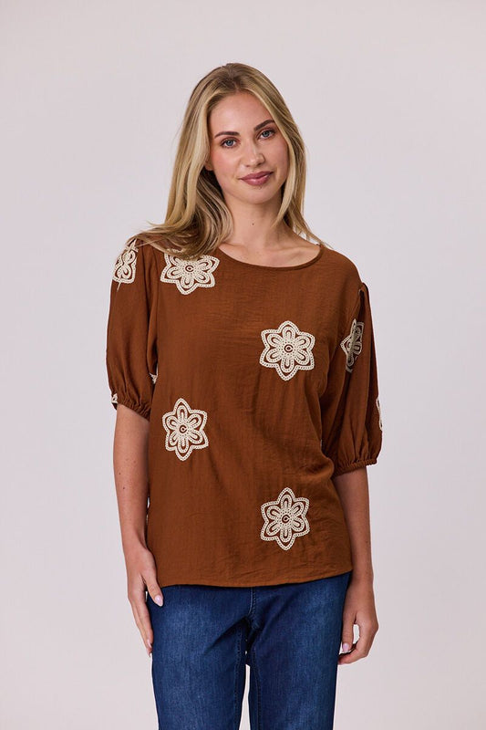 Monaco Top Cinnamon