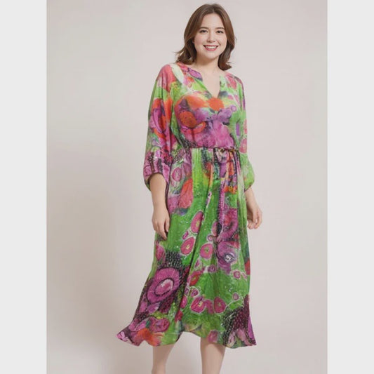 Anemone Dream Cotton Dress