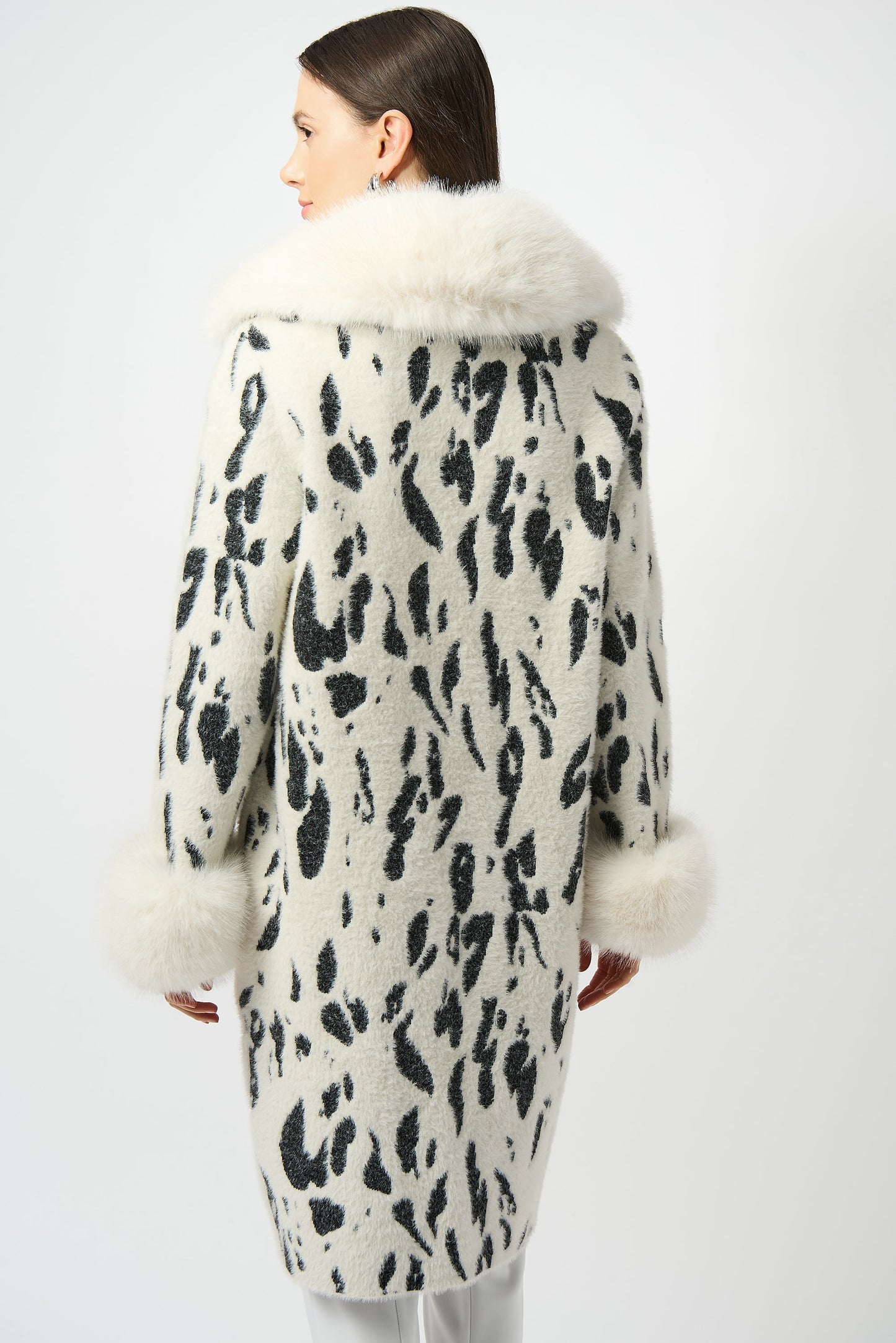 Chic Animal Print Coat