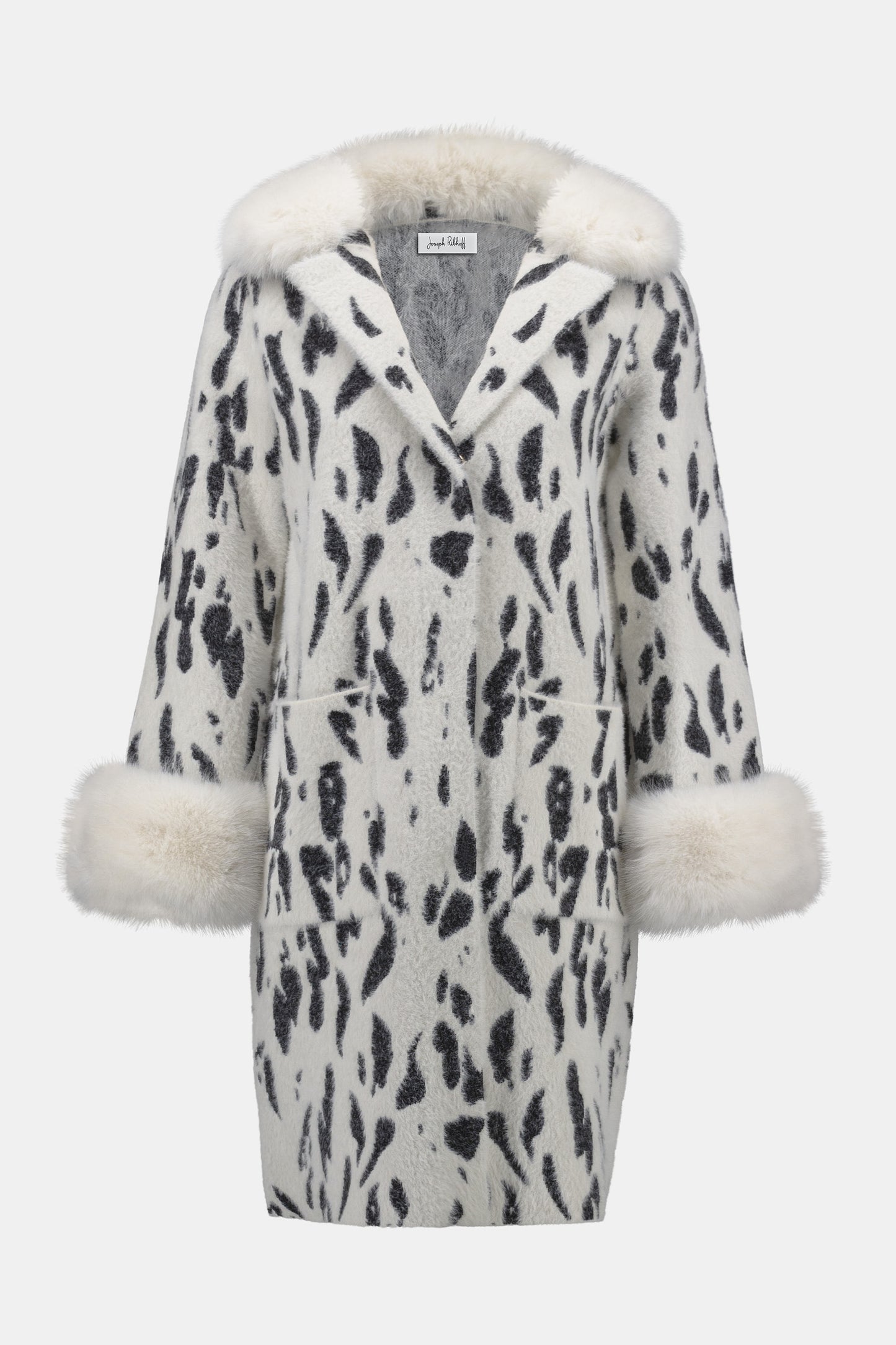 Chic Animal Print Coat
