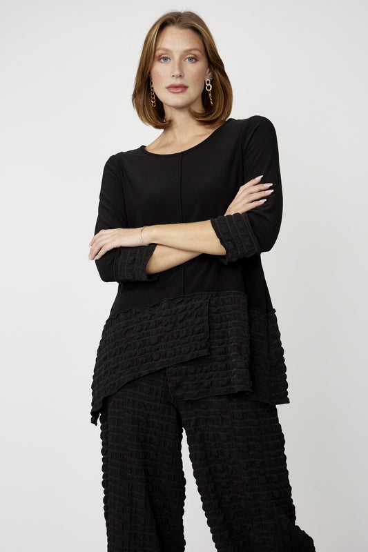 Casual Ruffled Boat Neck Pullover