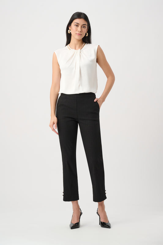 Slim Mid-rise Formal Trousers