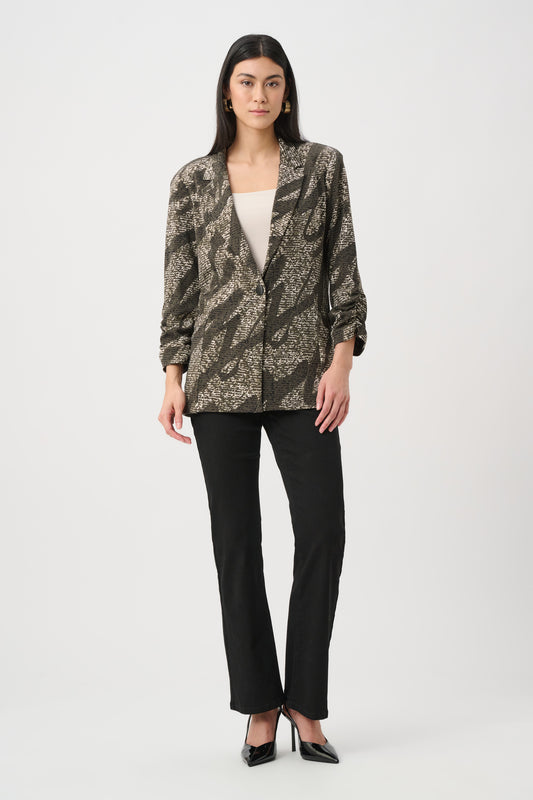 Abstract Print Blazer