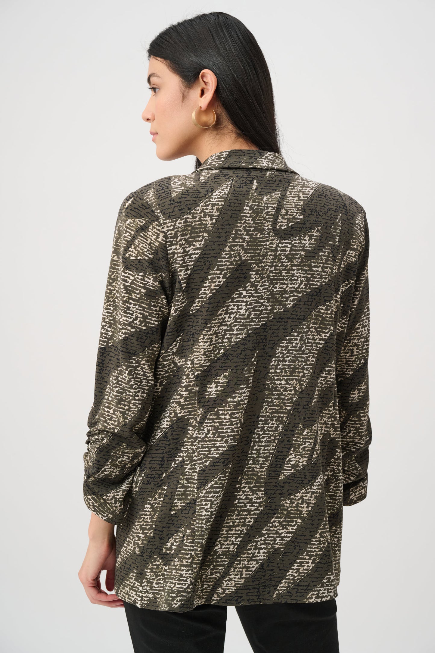 Abstract Print Blazer