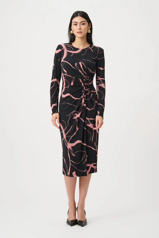 Knee Length Wrap Dress