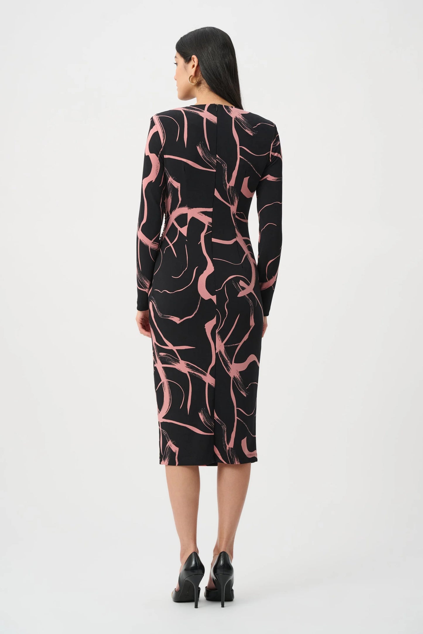Knee Length Wrap Dress
