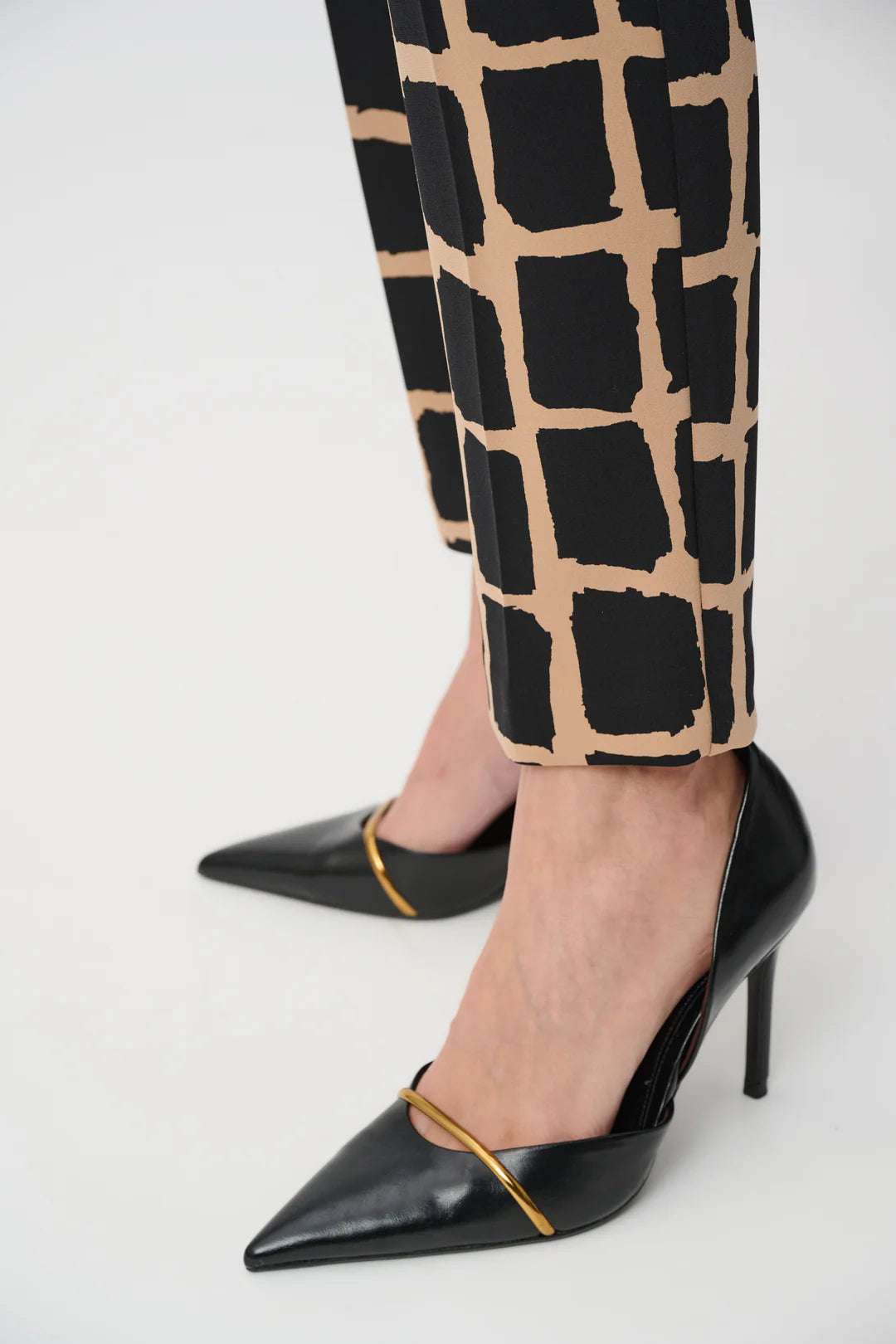 Geometric Pull-On Pants
