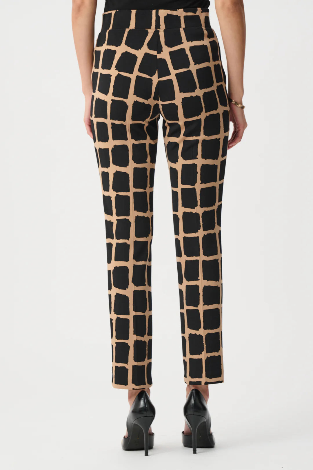 Geometric Pull-On Pants