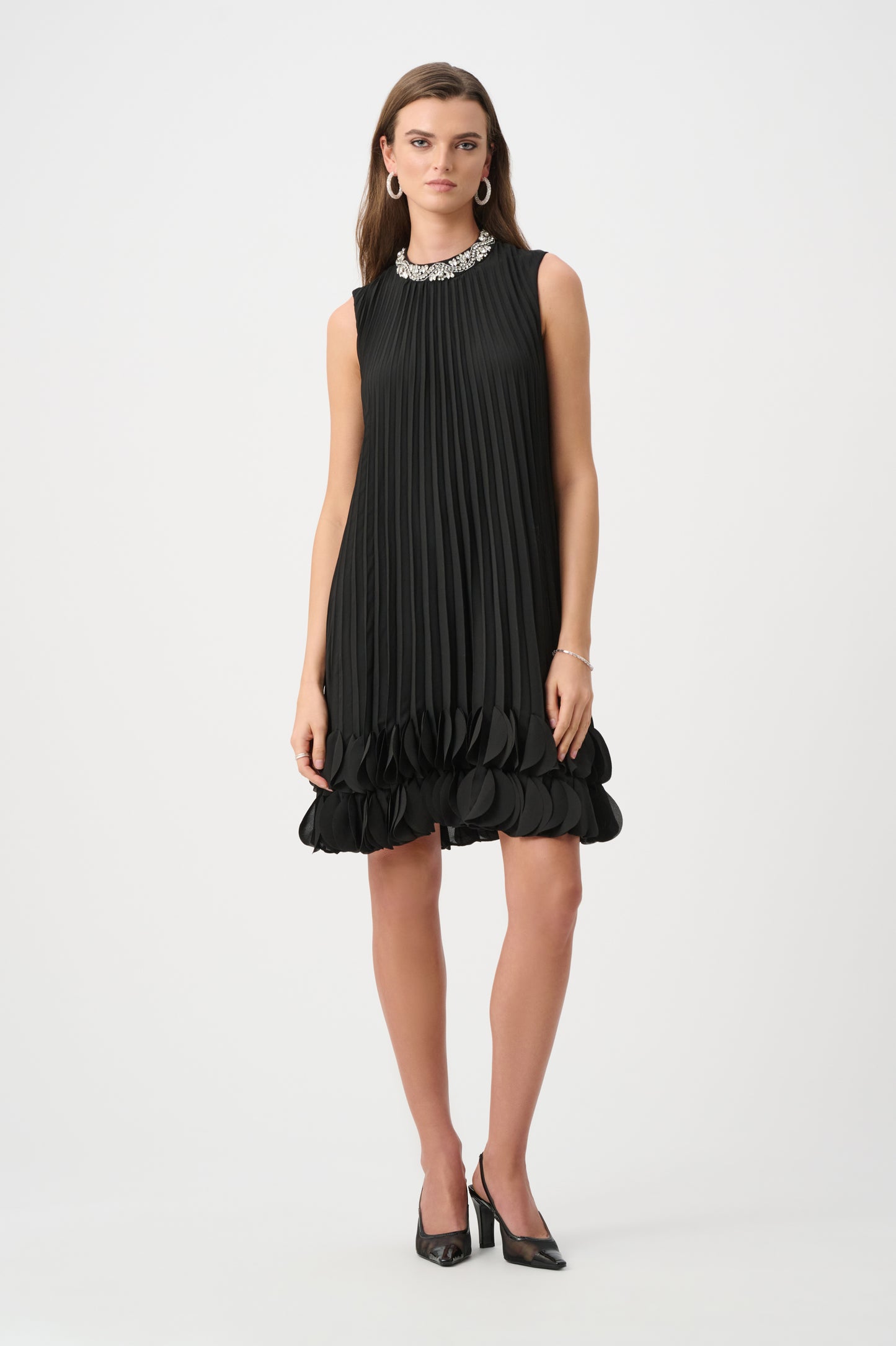 Mini A-line Pleated Dress