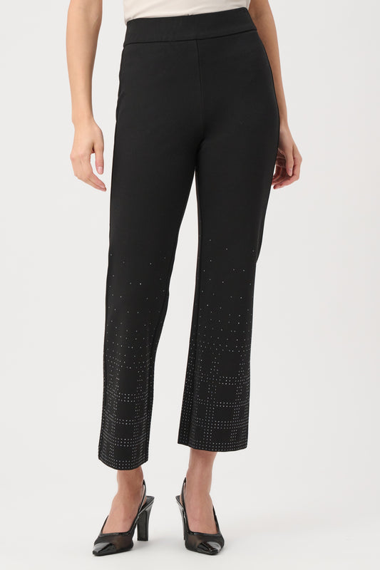 Mid-rise Flare Bejewelled Trousers