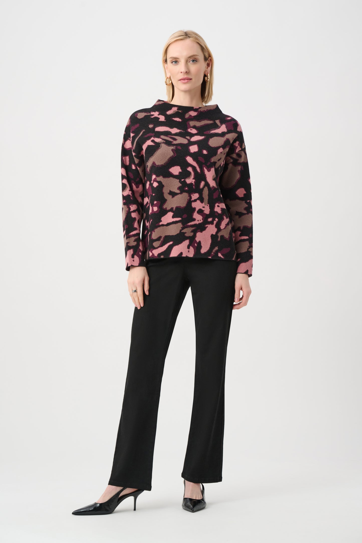 Easy Fit Button Closure Sweater
