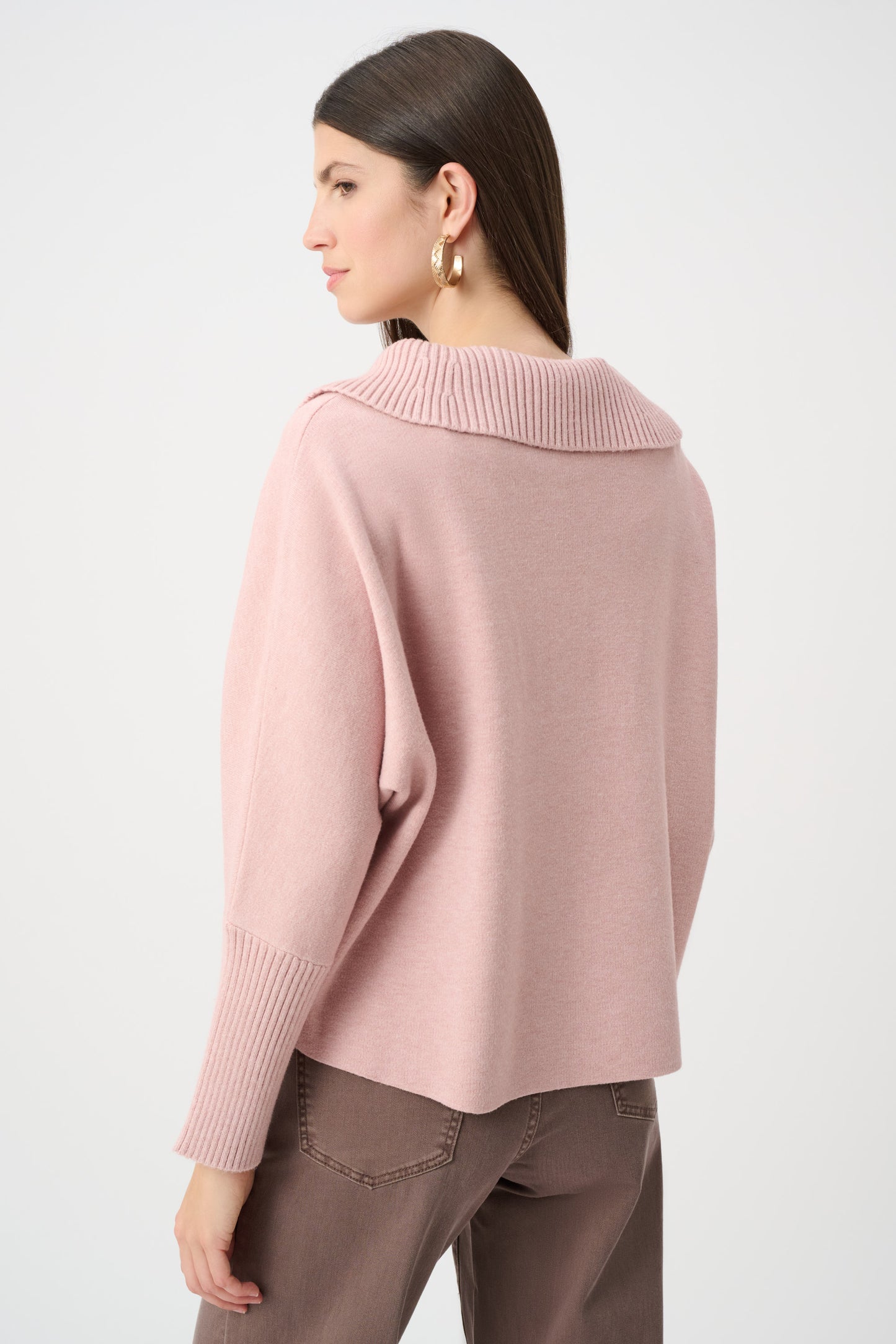 Dusky Rose Batwing Sweater