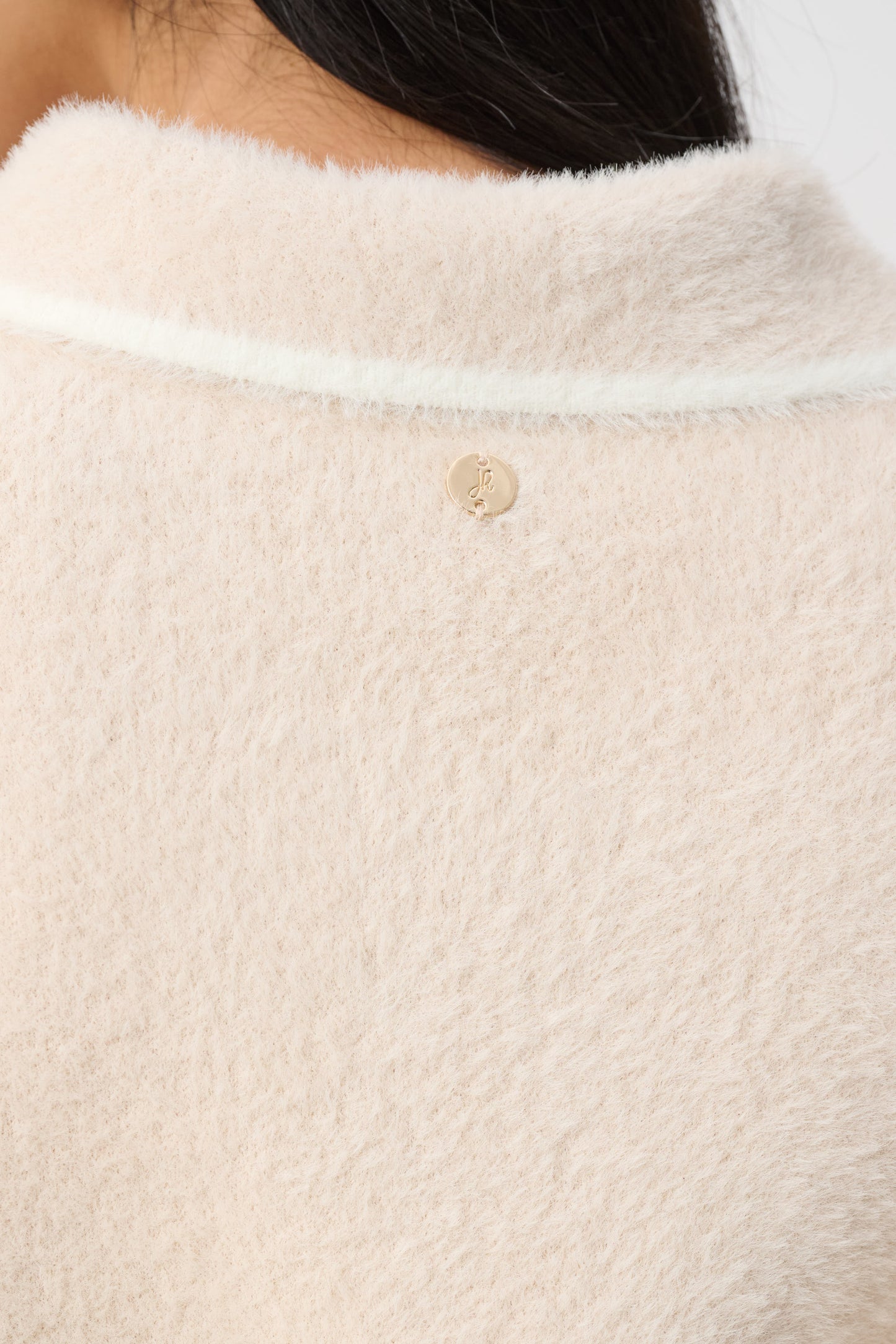 Fawn Textured Knit Cardigan