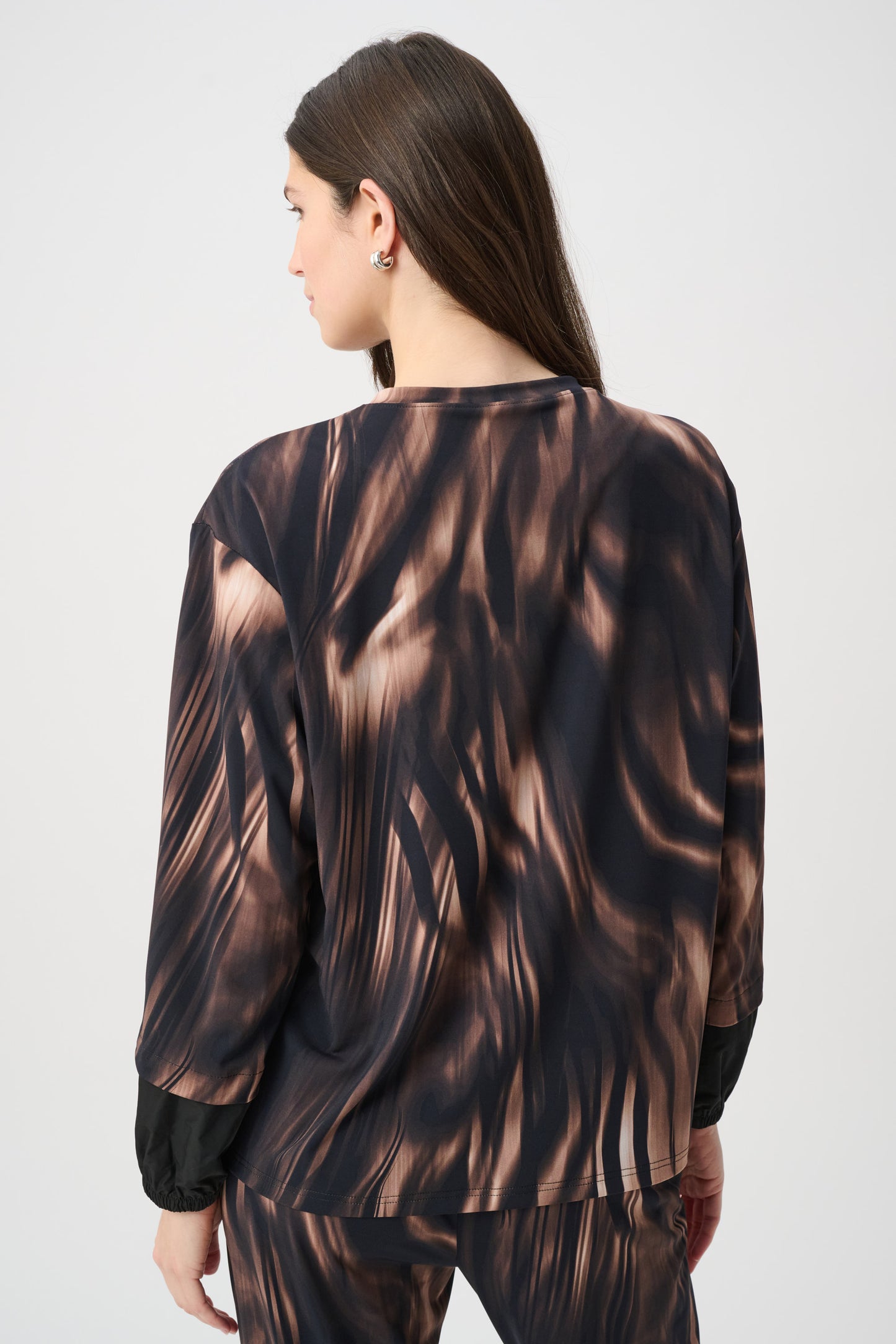 Abstract Animal Print Top