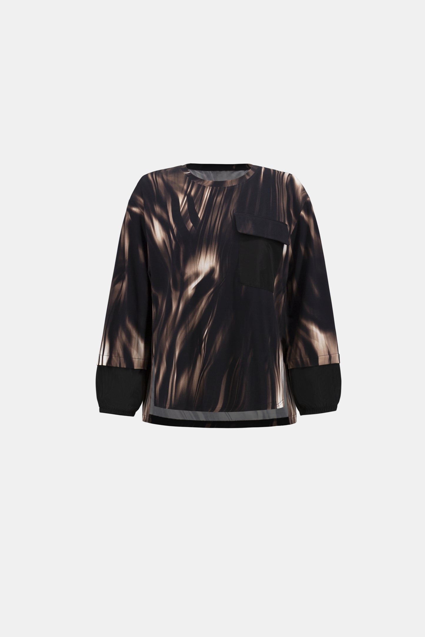 Abstract Animal Print Top