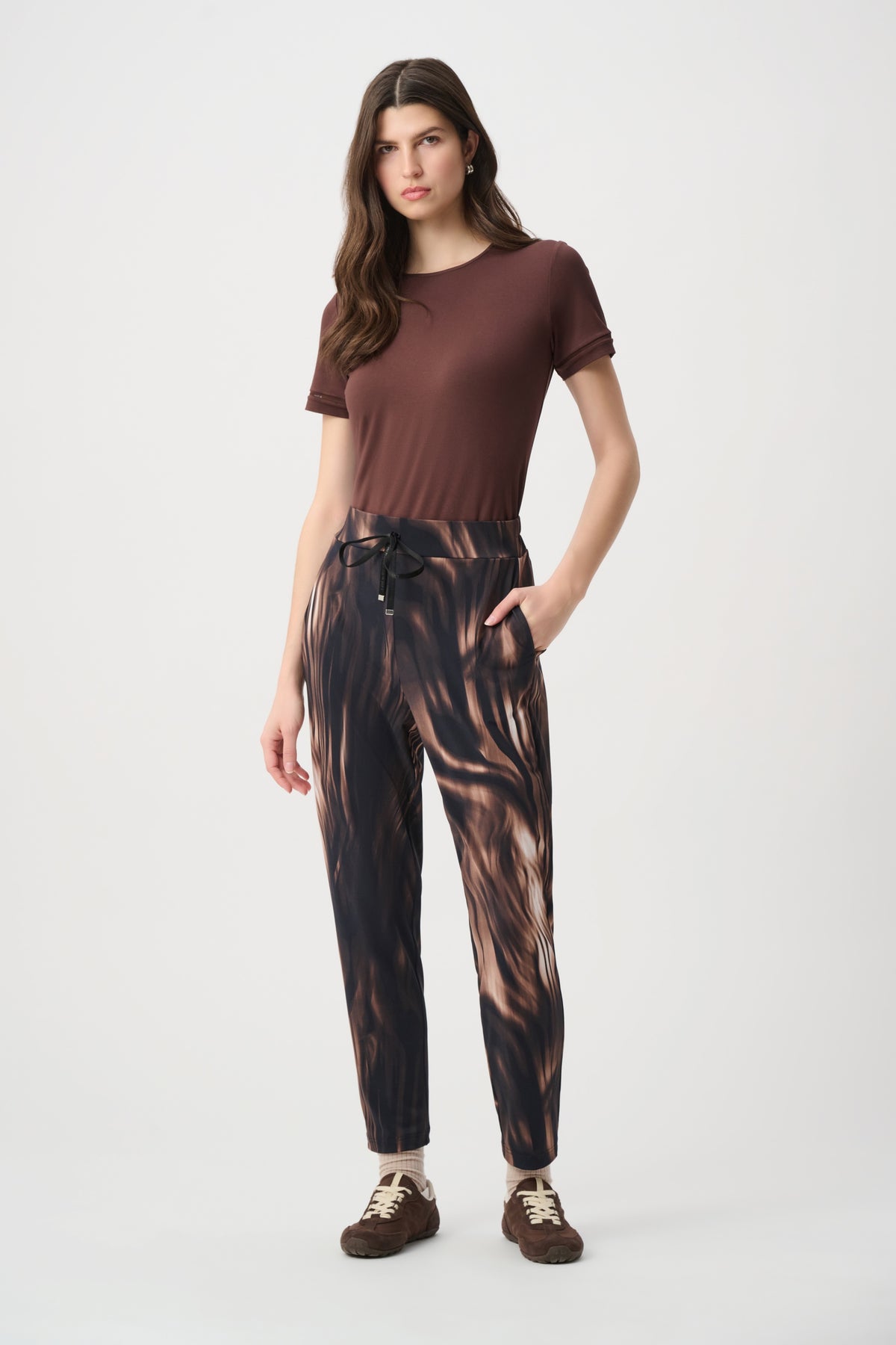 Abstract Animal Print Joggers