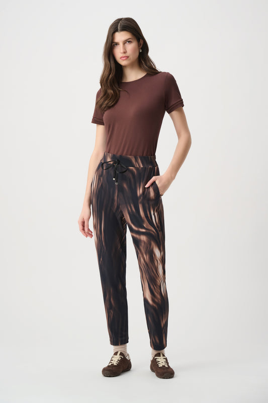 Abstract Animal Print Joggers