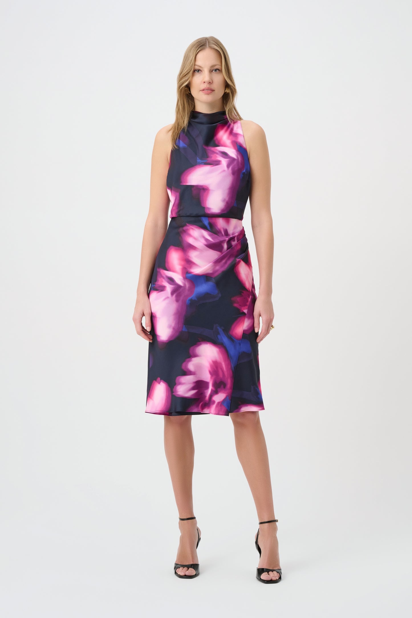 Floral Halter Neck Dress