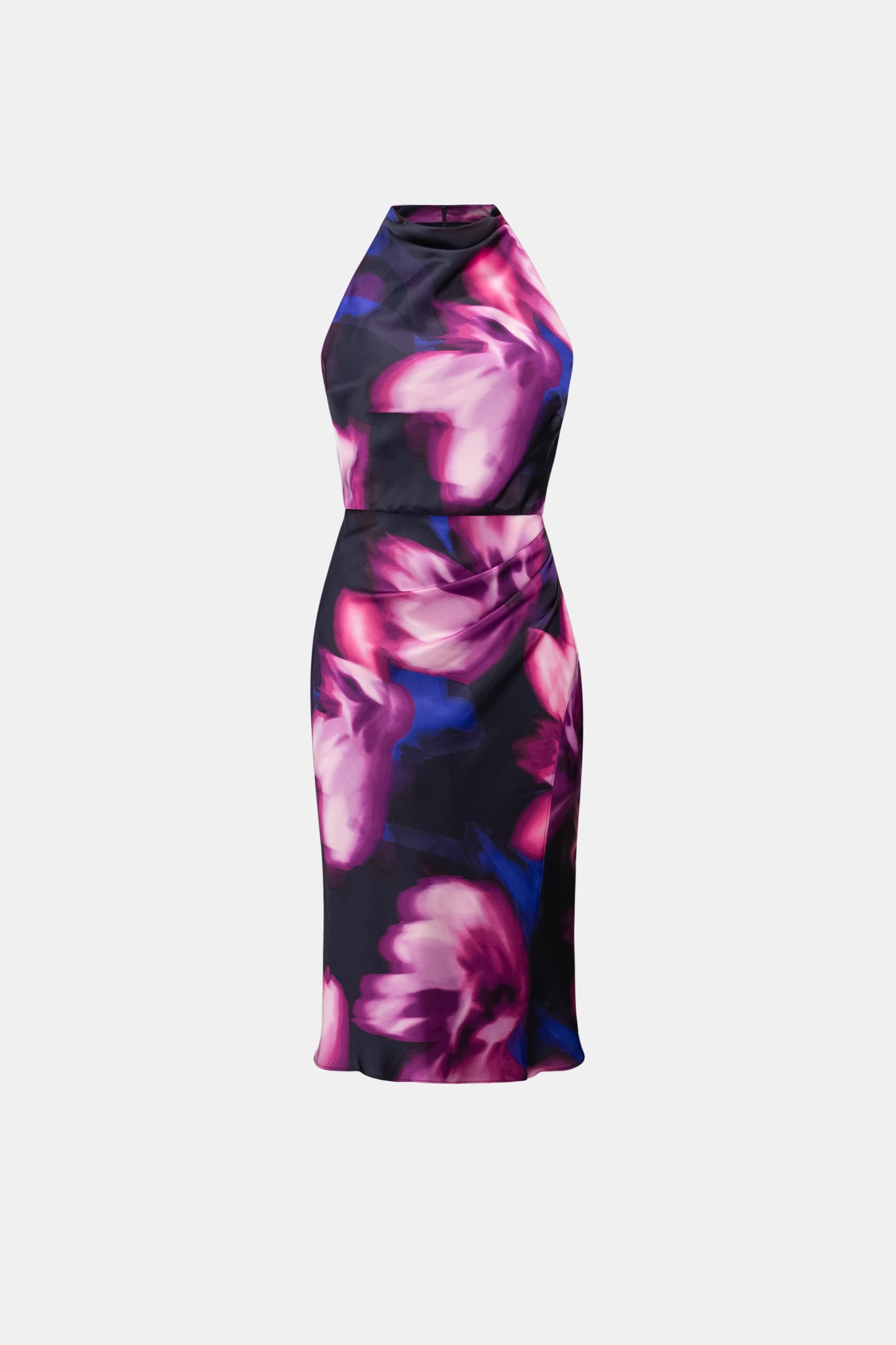 Floral Halter Neck Dress