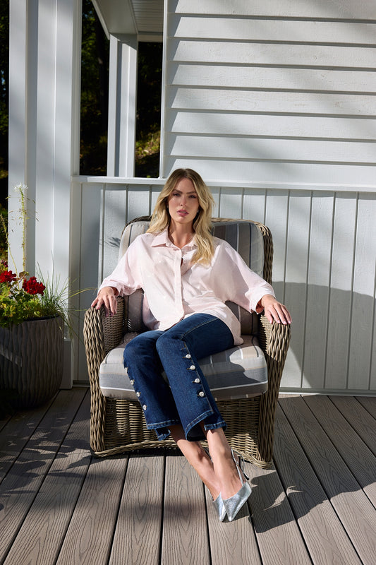 High-waisted Slim Jeans