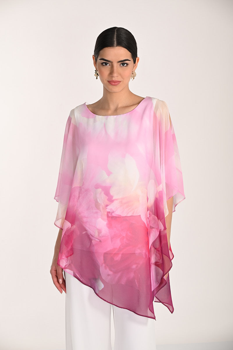 Floral Boat Neck Pullover