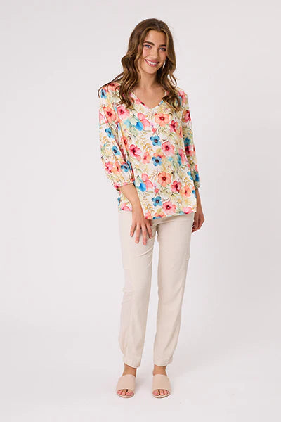 Calli 3/4 Sleeve Top