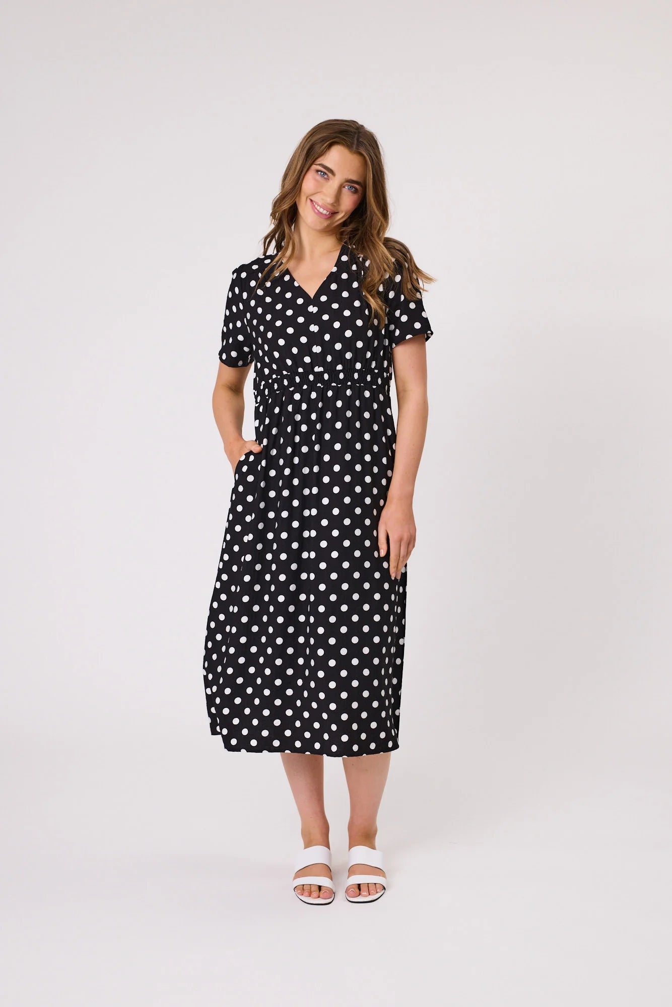 Sadie Dress Black/White