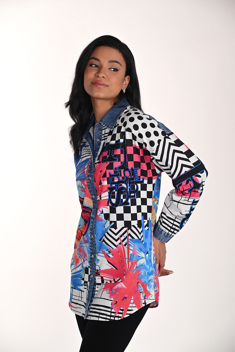 Bold Pop Art Casual Shirt