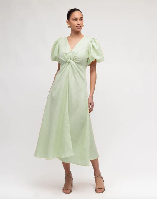 White Closet Mint Dress