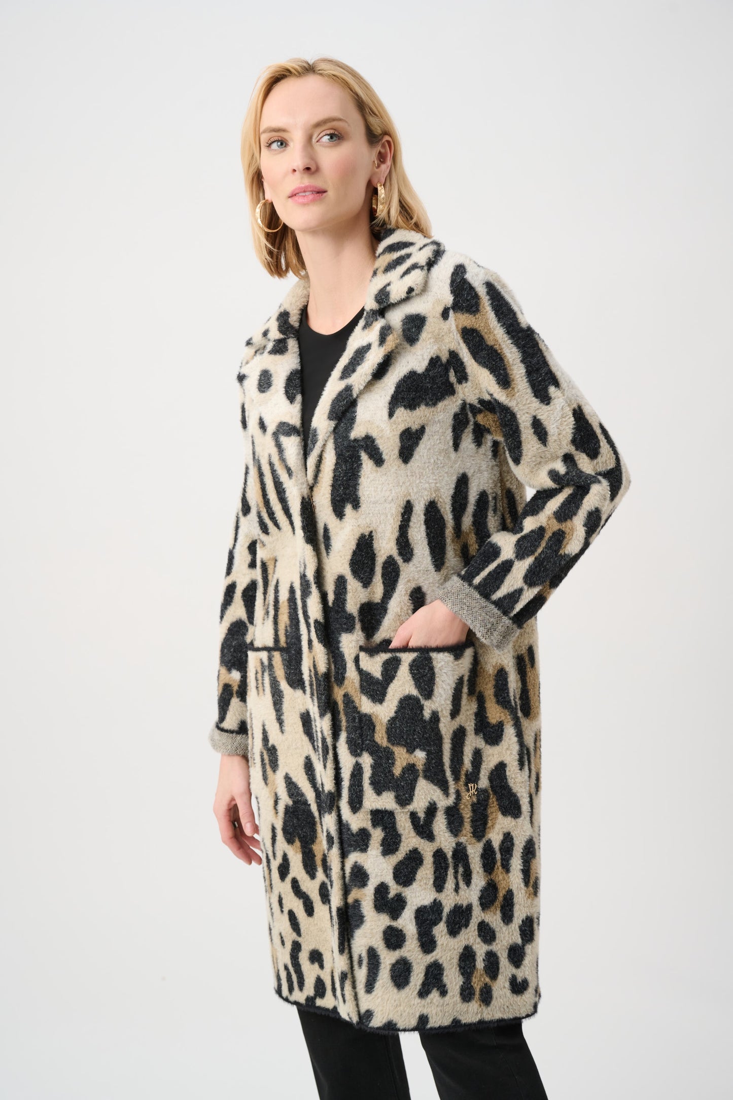 Animal Print Long Coat