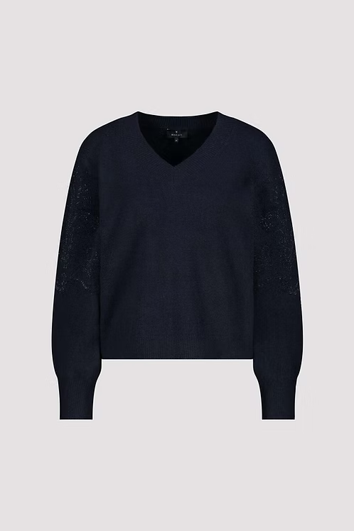 Slate Grey Sparkle Embellished Sweater