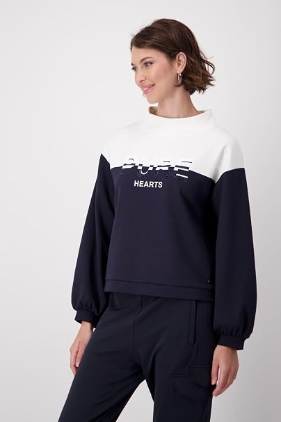 Pure Hearts Colour Blocked Sweatshirt