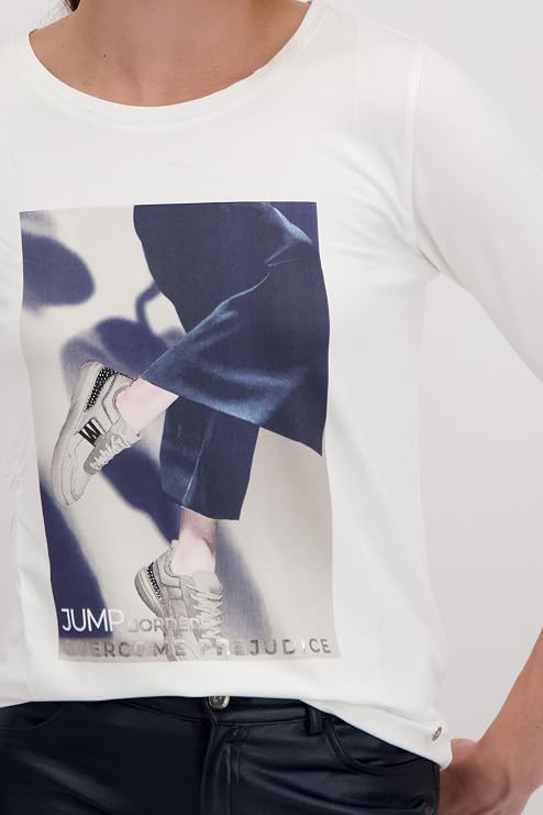 3/4 Sleeve Sneaker Print Tee