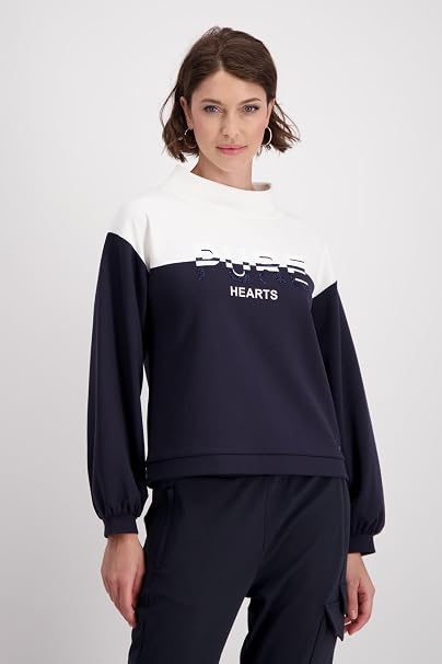 Pure Hearts Colour Blocked Sweatshirt