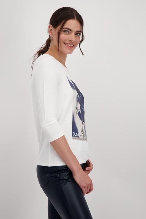 3/4 Sleeve Sneaker Print Tee