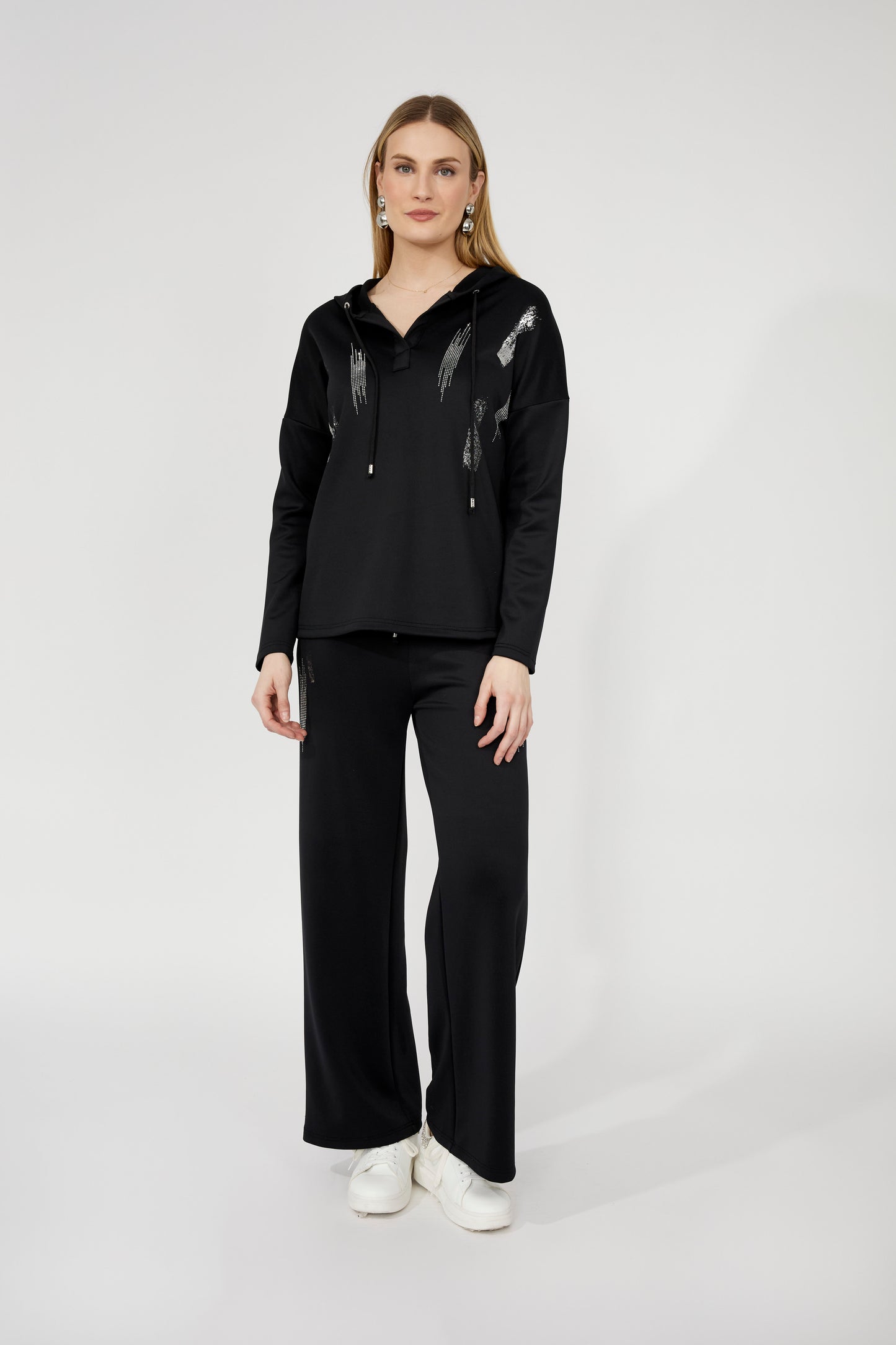 Jewel Embellished Hoodie