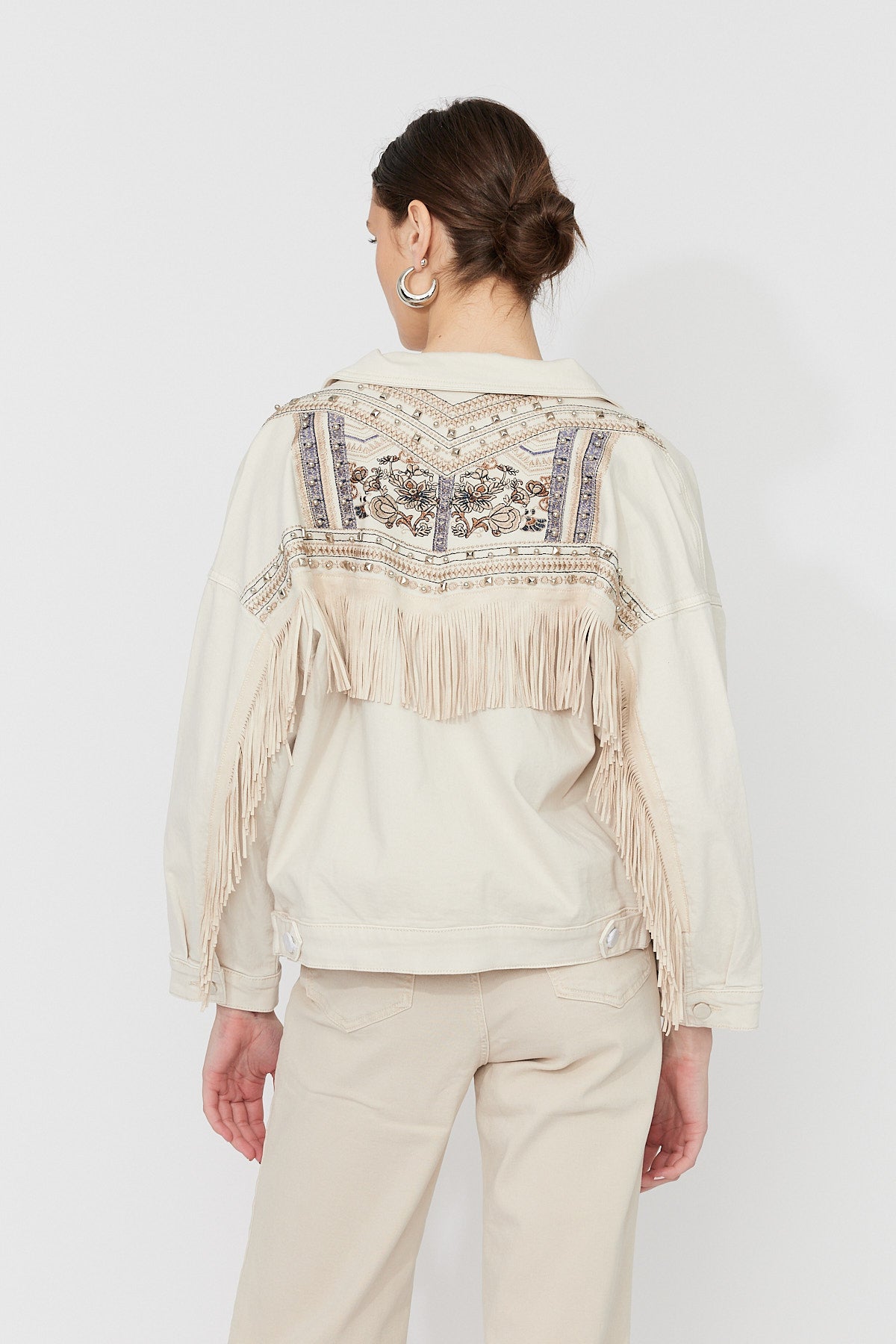 Fringe Denim Jacket