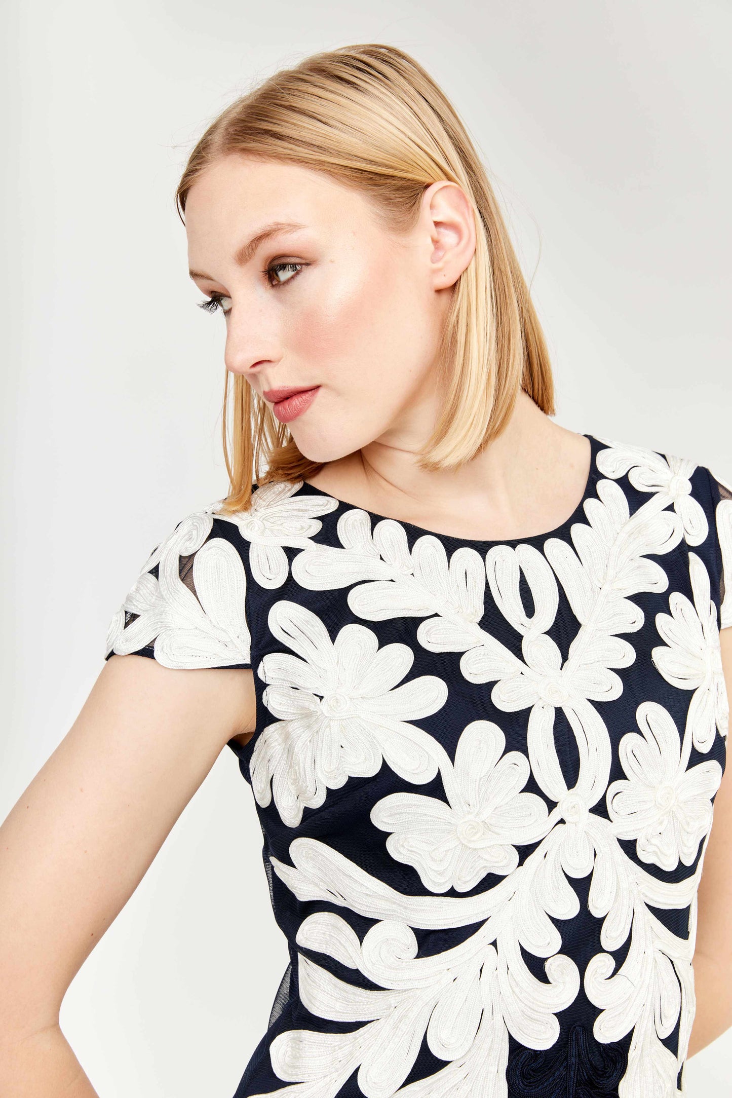 Embroidered Floral Dress